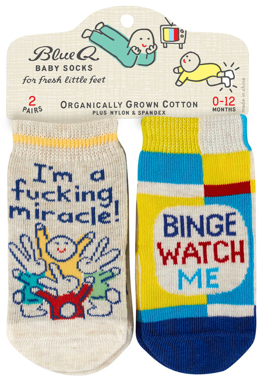 SW225 Miracle/Binge Watch Baby Socks