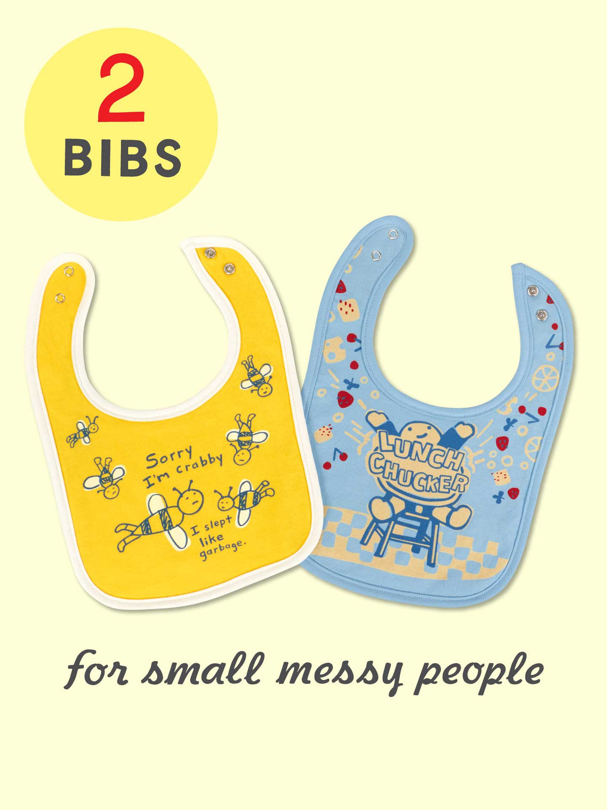 Crabby/ Chucker Baby Bibs by Blue Q – image 3