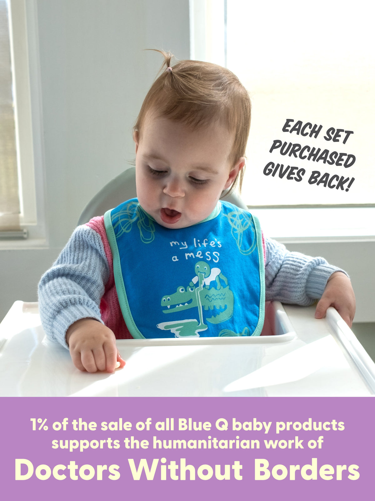 Life's Mess/ Wiping Baby Bibs by Blue Q – image 7