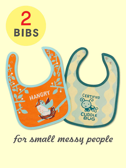 Hangry/ Cuddle Bug Baby Bibs by Blue Q – image 3
