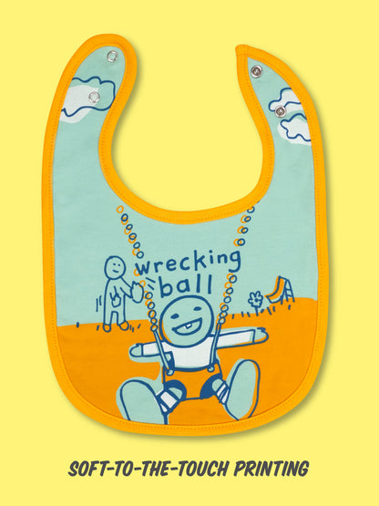 Sweet Pea/ Wreck Ball Baby Bibs by Blue Q – image 5