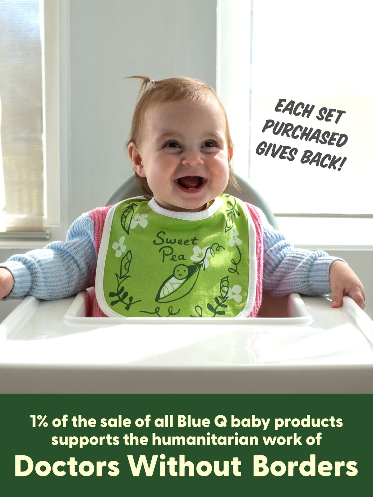 Sweet Pea/ Wreck Ball Baby Bibs by Blue Q – image 7