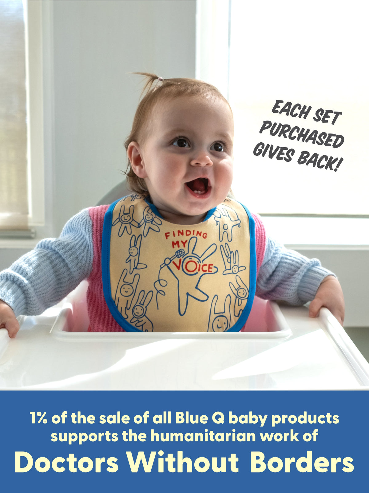 Ten Moods/ My Voice Baby Bibs by Blue Q – image 7