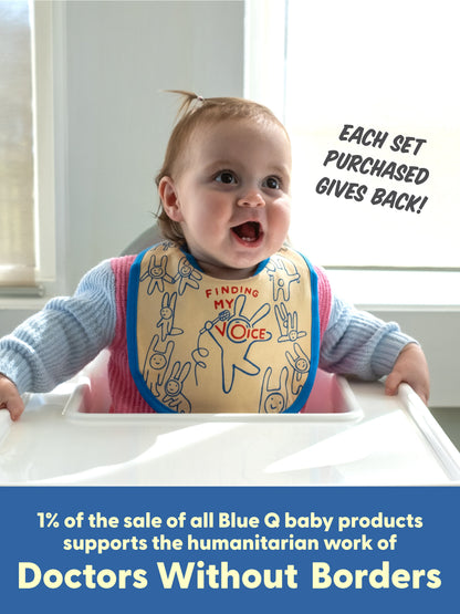 Ten Moods/ My Voice Baby Bibs by Blue Q – image 7