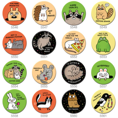 BB5528 Critters 1.25" Button Box