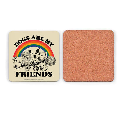 CSTBB32 Dogs Are My Friends Coaster