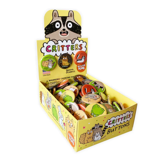 BB5528 Critters 1.25" Button Box
