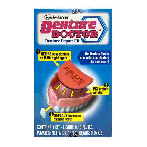 Instant Smile Denture Doctor – Denture Repair Kit
