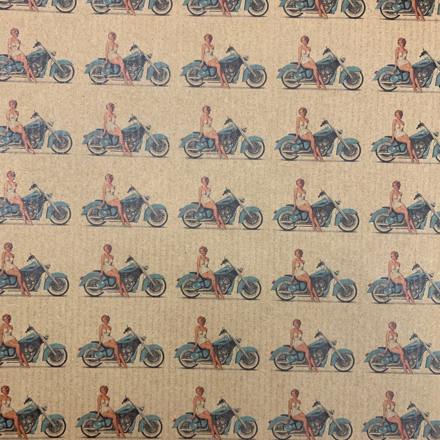 Wrapping Paper: Motorbike  - 1 sheet