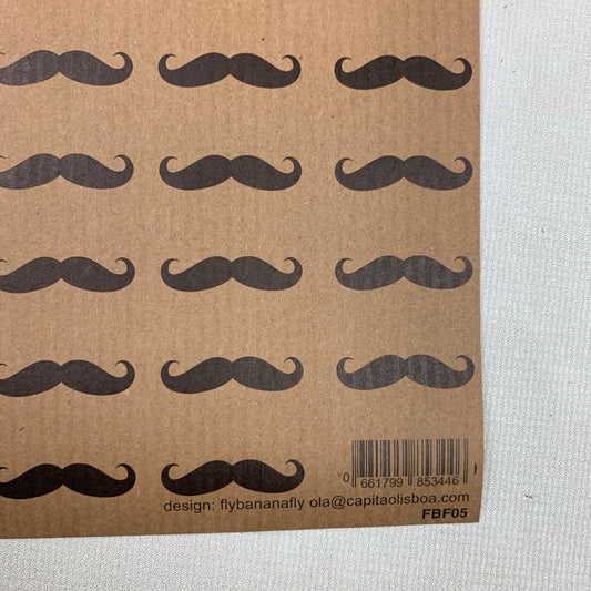 Wrapping Paper: Mustache  - 1 sheet