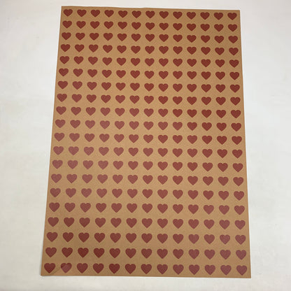 Red Heart Wrapping Paper (1 sheet)