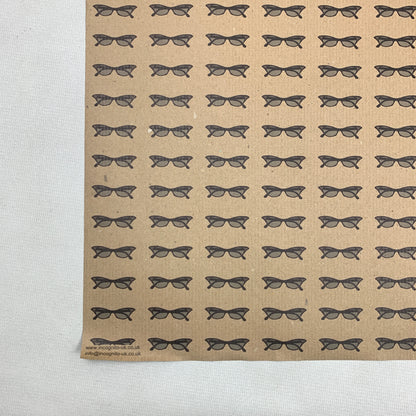 Wrapping Paper: Sunglasses (black  - 1 sheet