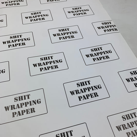 Shit Wrapping Paper (1 sheet)