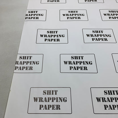 Shit Wrapping Paper (1 sheet)