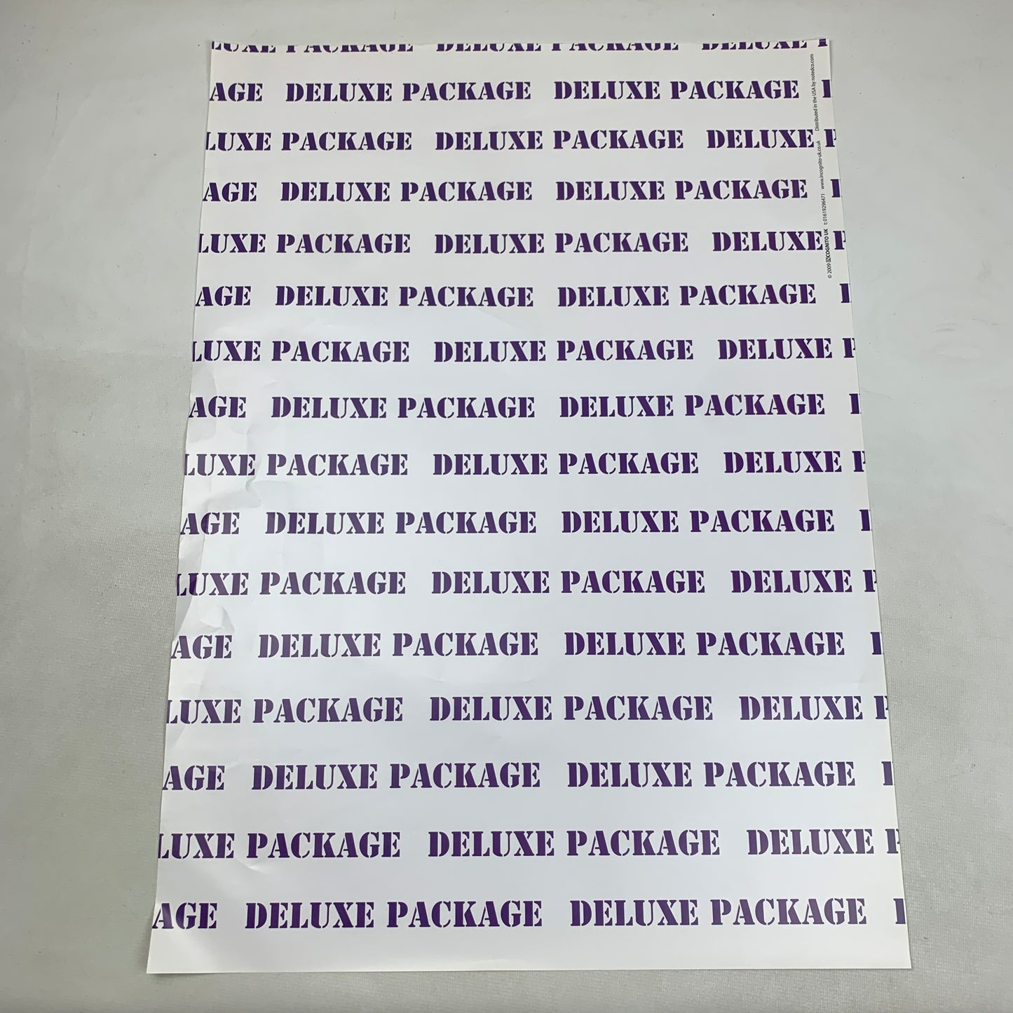 Deluxe Package  Wrapping Paper (1 sheet)