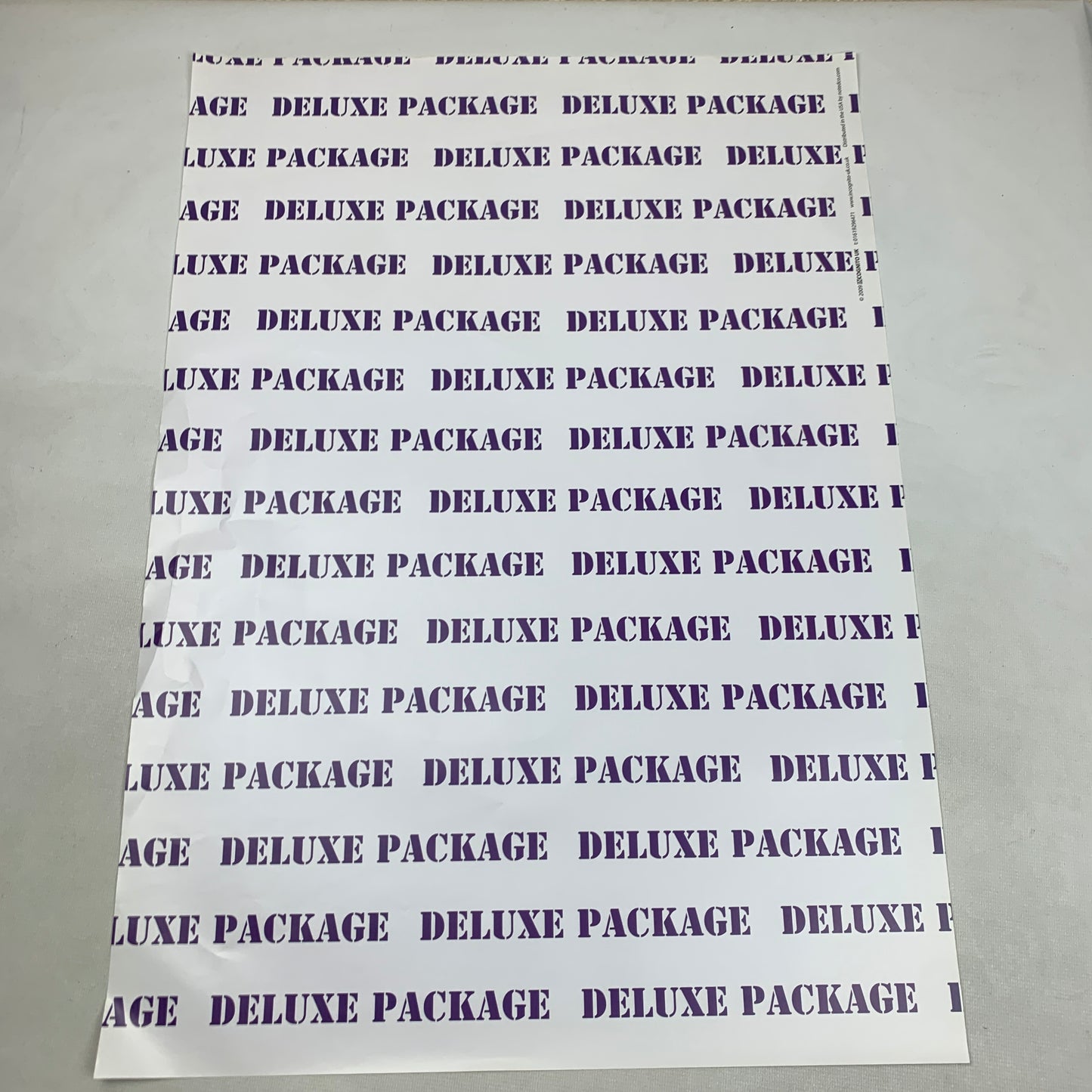 Deluxe Package  Wrapping Paper (1 sheet)