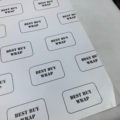 Best Buy Wrap Wrapping Paper (1 sheet)