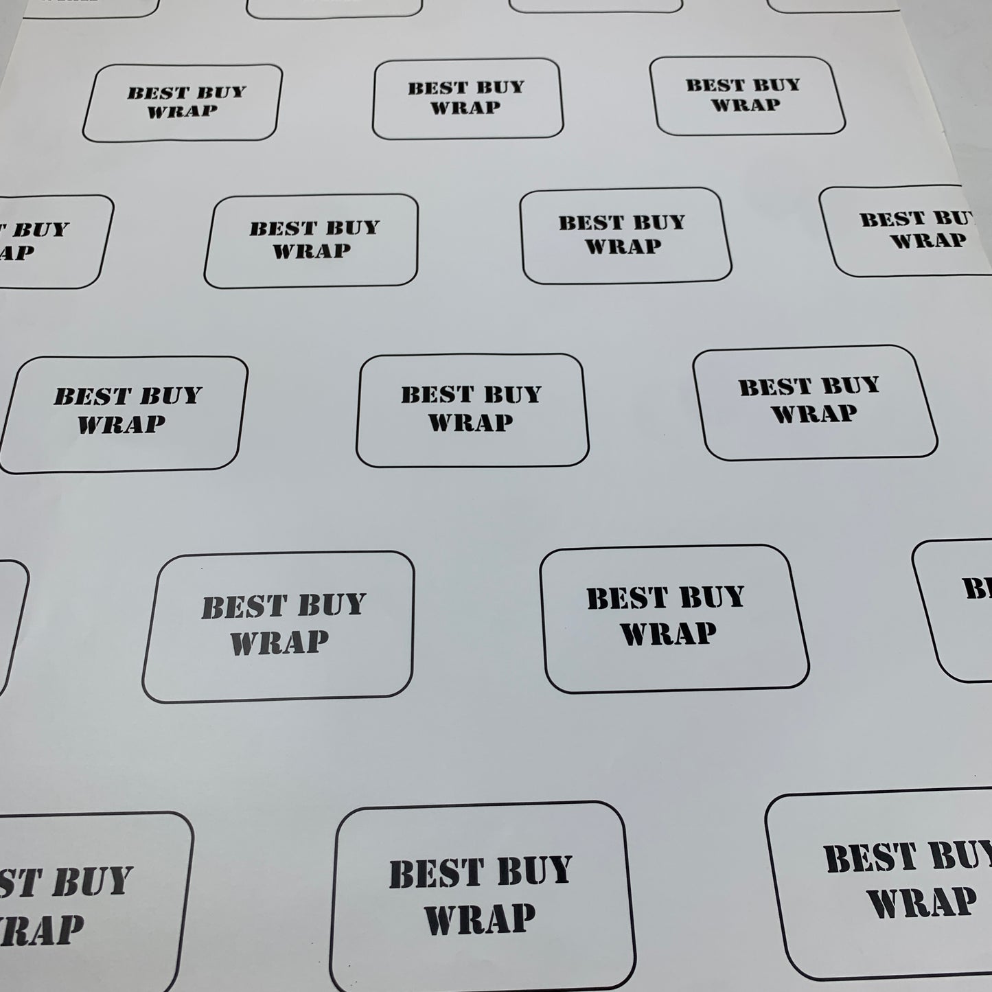 Best Buy Wrap Wrapping Paper (1 sheet)