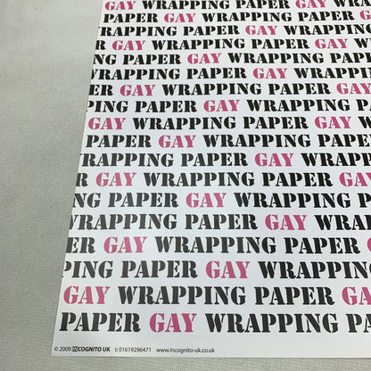 Gay Wrapping Paper (1 sheet)