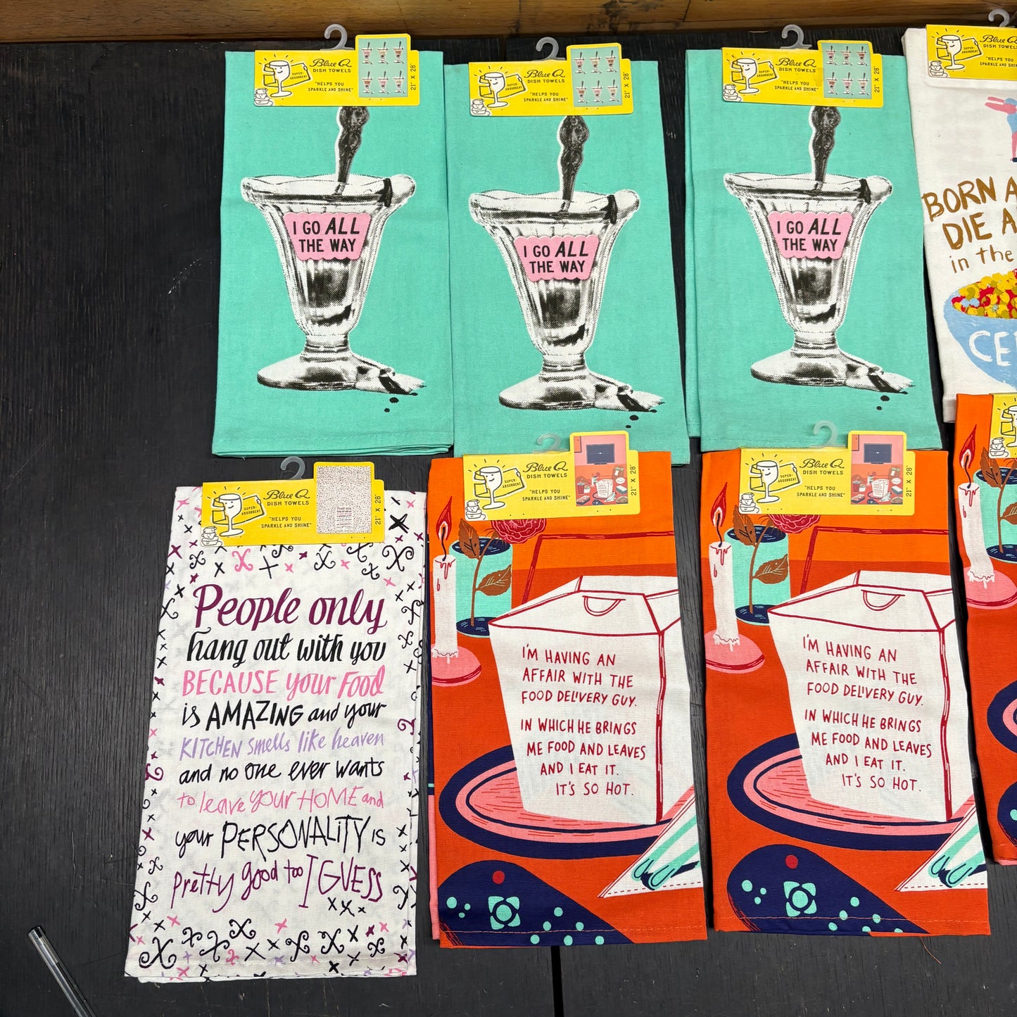 Clearance Bundle 19 - 9 printed dish towels
