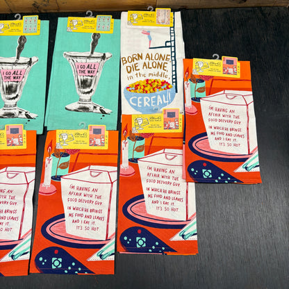 Clearance Bundle 19 - 9 printed dish towels