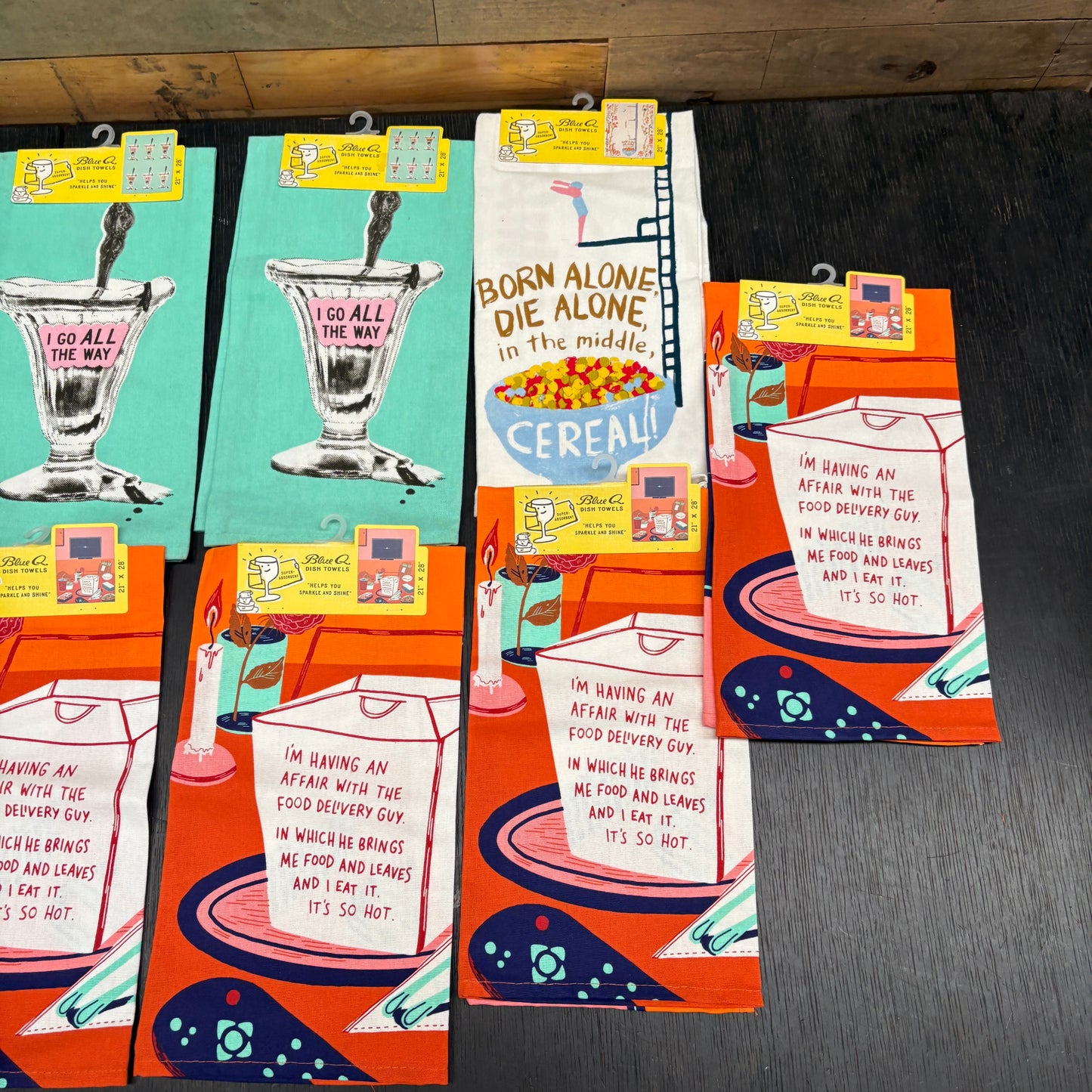 Clearance Bundle 19 - 9 printed dish towels