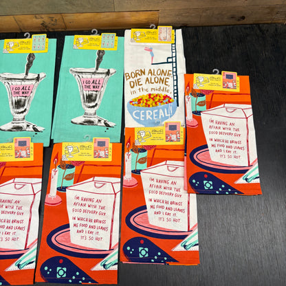 Clearance Bundle 19 - 9 printed dish towels