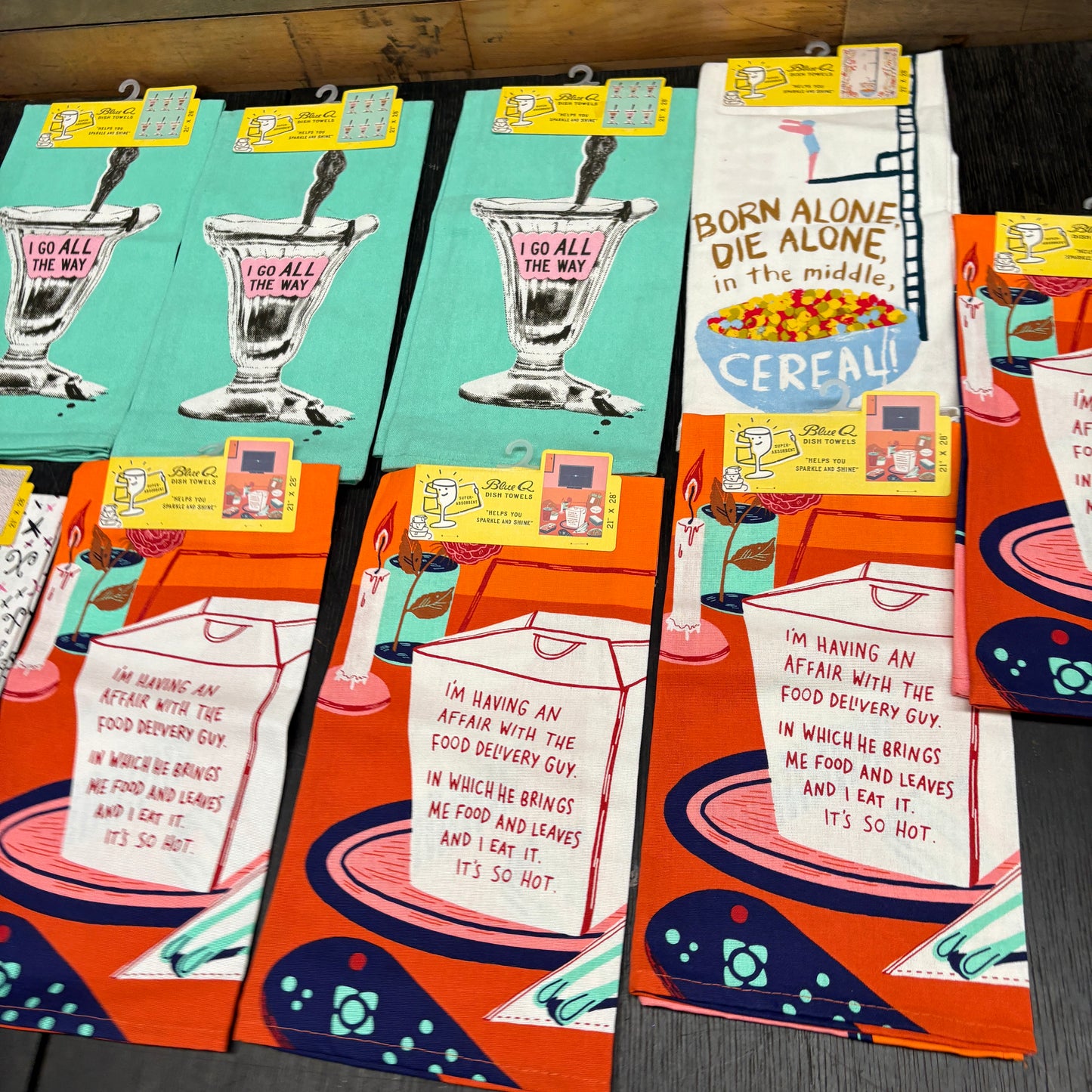 Clearance Bundle 19 - 9 printed dish towels