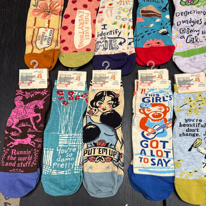 Clearance Bundle 17 - 23 pairs of women's ankle socks - various designs