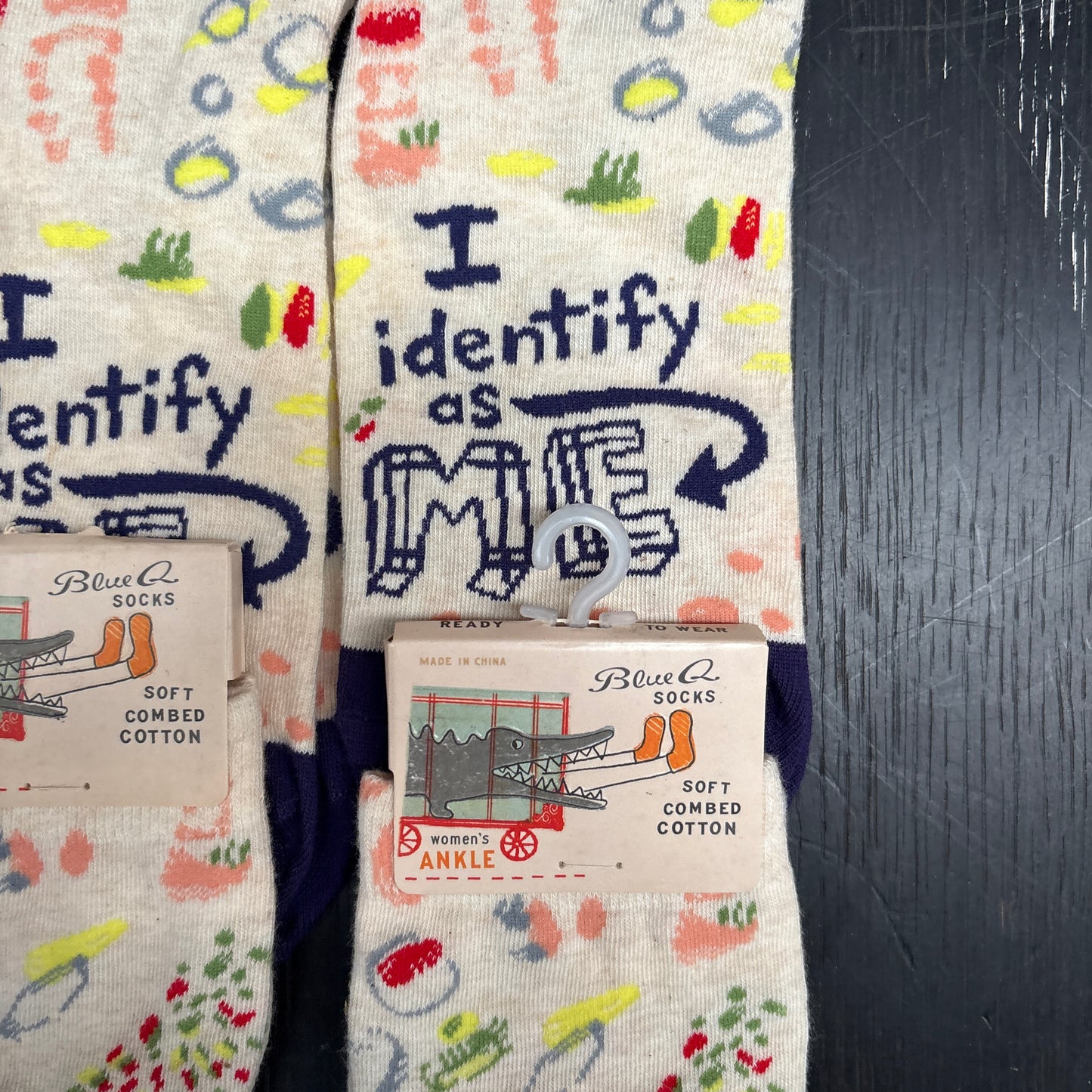 Clearance Bundle 9  - 6 pairs of I Identify as me Ankle Socks