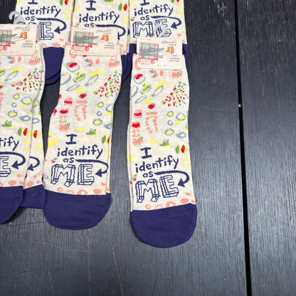 Clearance Bundle 9  - 6 pairs of I Identify as me Ankle Socks