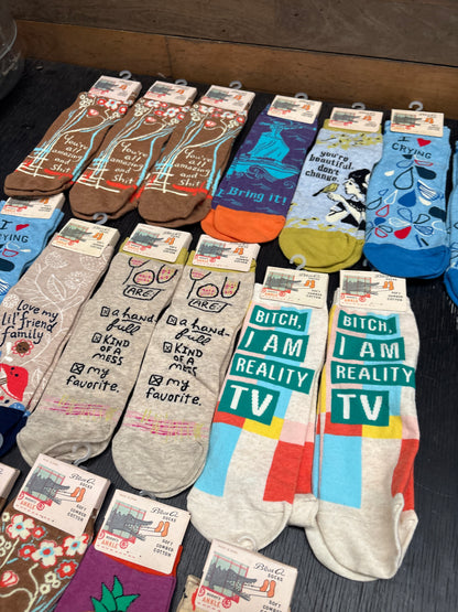Clearance Bundle 12  - 17 Pairs of ankle socks - various designs