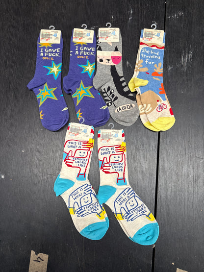 Clearance Bundle 13  - 5 pairs of women's crew socks