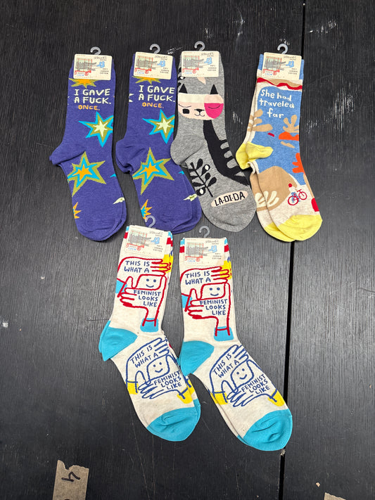 Clearance Bundle 13  - 5 pairs of women's crew socks