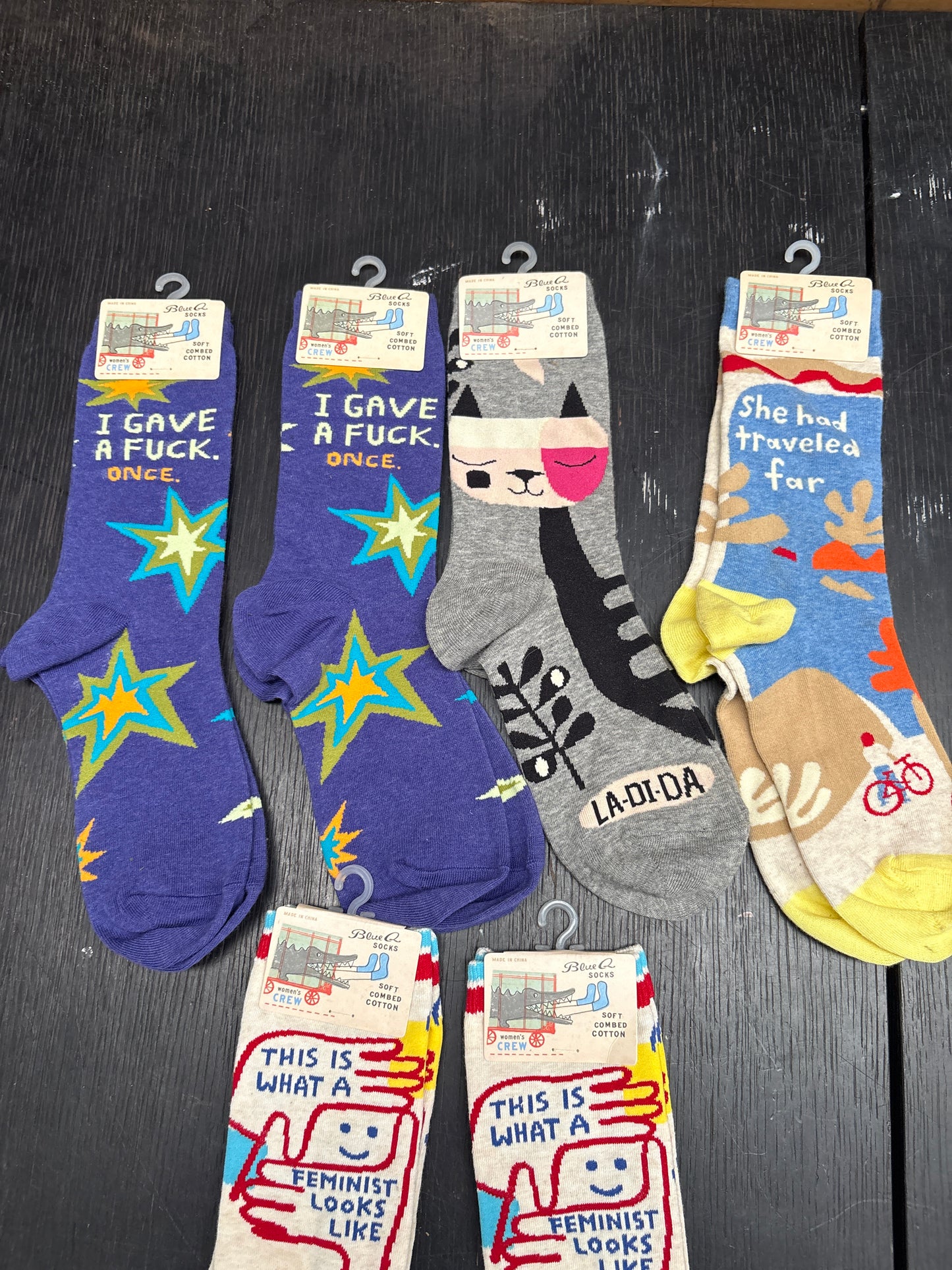 Clearance Bundle 13  - 5 pairs of women's crew socks