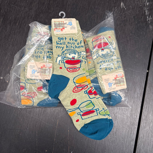 Clearance Bundle 14  - 7 pairs get the hell out socks