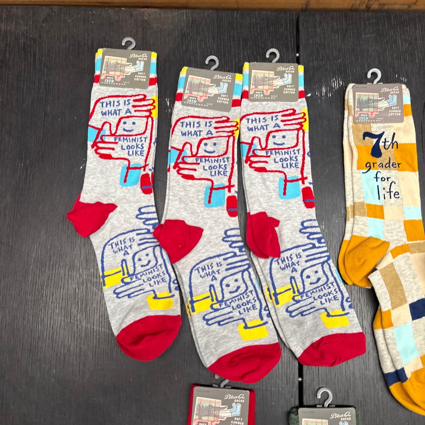 Clearance Bundle 15  - 9 pairs of men's socks - mixed designs