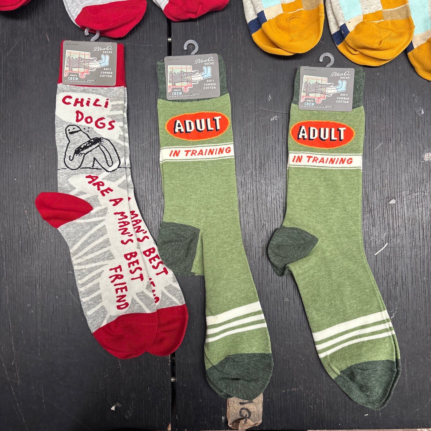 Clearance Bundle 15  - 9 pairs of men's socks - mixed designs