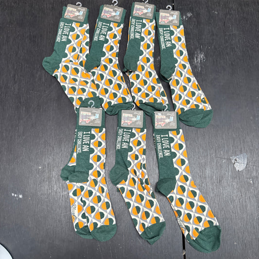 Clearance Bundle 16  - 7 pairs of love an easy challenge men's socks