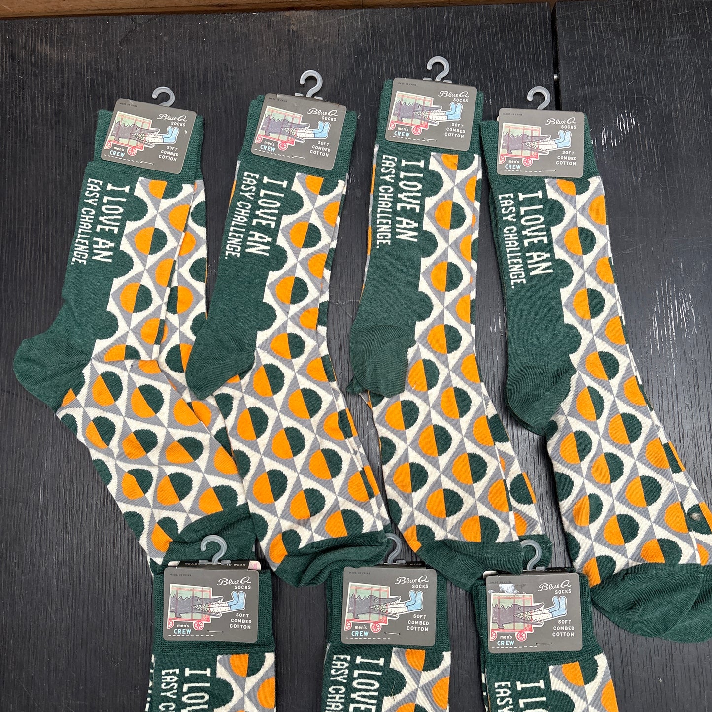 Clearance Bundle 16  - 7 pairs of love an easy challenge men's socks