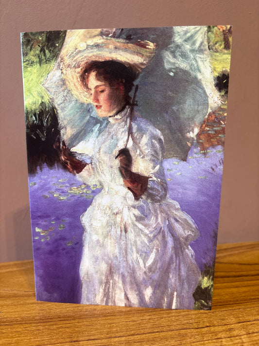Tushita Card John Singer Sargent (1856-1925) Morning  Walk (1888)