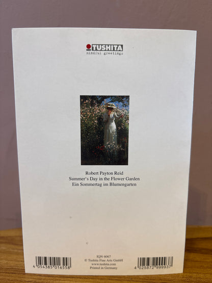 Tushita Card Robert Payton Reid Summer's Day in the Flower Garden