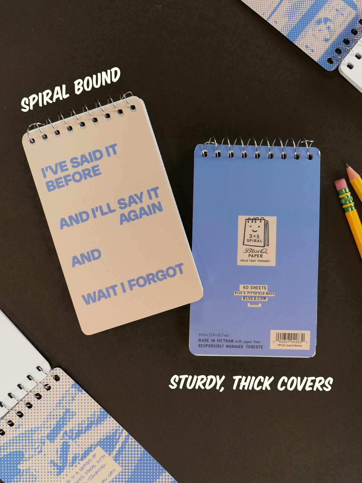 I've Said It Before And I'll Say It Again And Wait I Forgot 3x5 Spiral Notebook by Blue Q – image 5