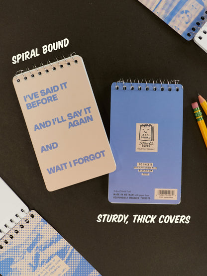I've Said It Before And I'll Say It Again And Wait I Forgot 3x5 Spiral Notebook by Blue Q – image 5