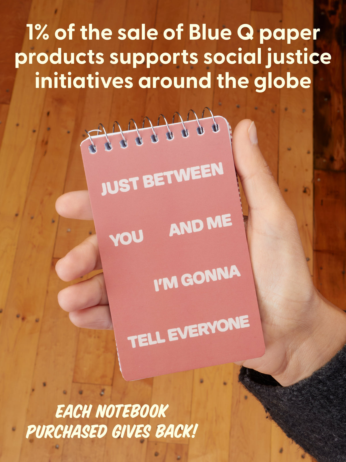 Just Between You And Me I'm Gonna Tell Everyone 3x5 Spiral Notebook by Blue Q – image 8