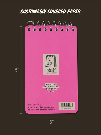 Sorry For Being Rude. I Have This Thing Where I'm Rude 3x5 Spiral Notebook by Blue Q – image 4