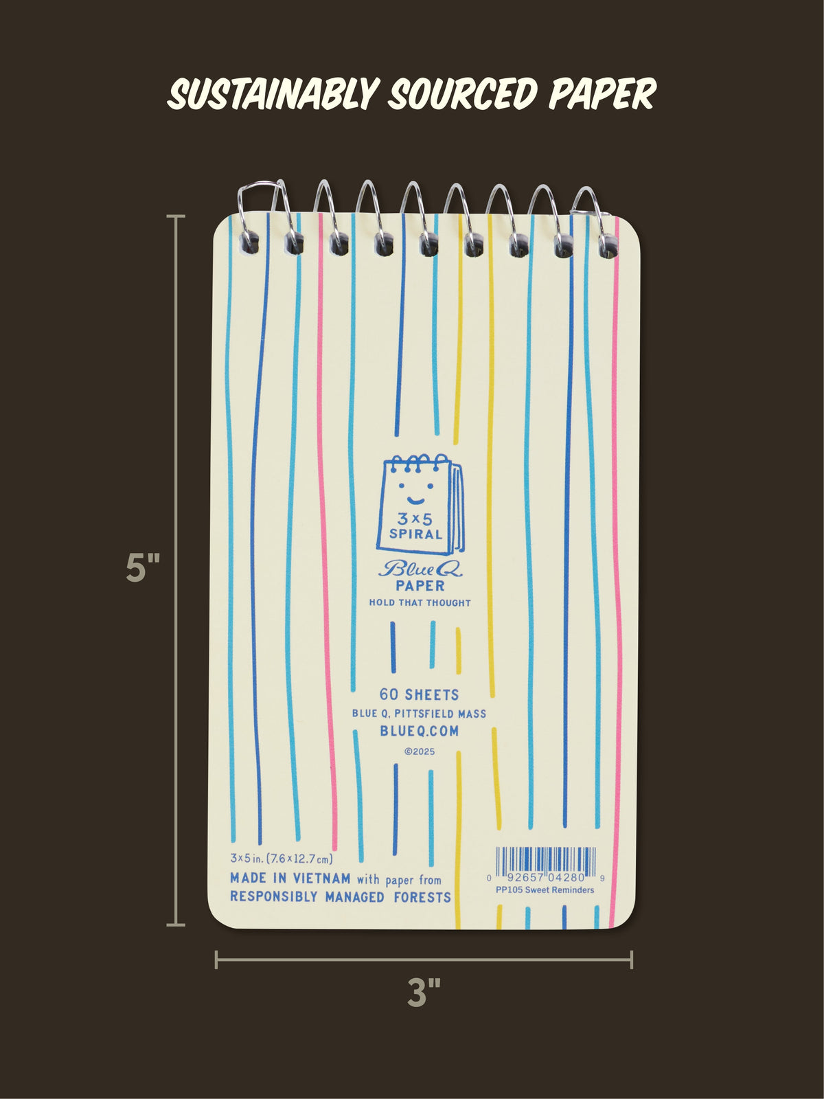 Sweet Little Reminders For My Stupid Husband 3x5 Spiral Notebook by Blue Q – image 5