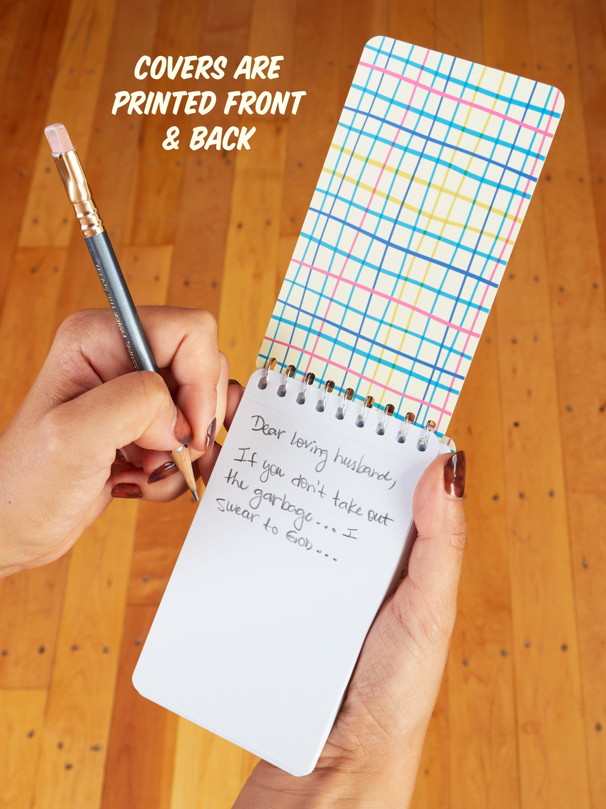 Sweet Little Reminders For My Stupid Husband 3x5 Spiral Notebook by Blue Q – image 7