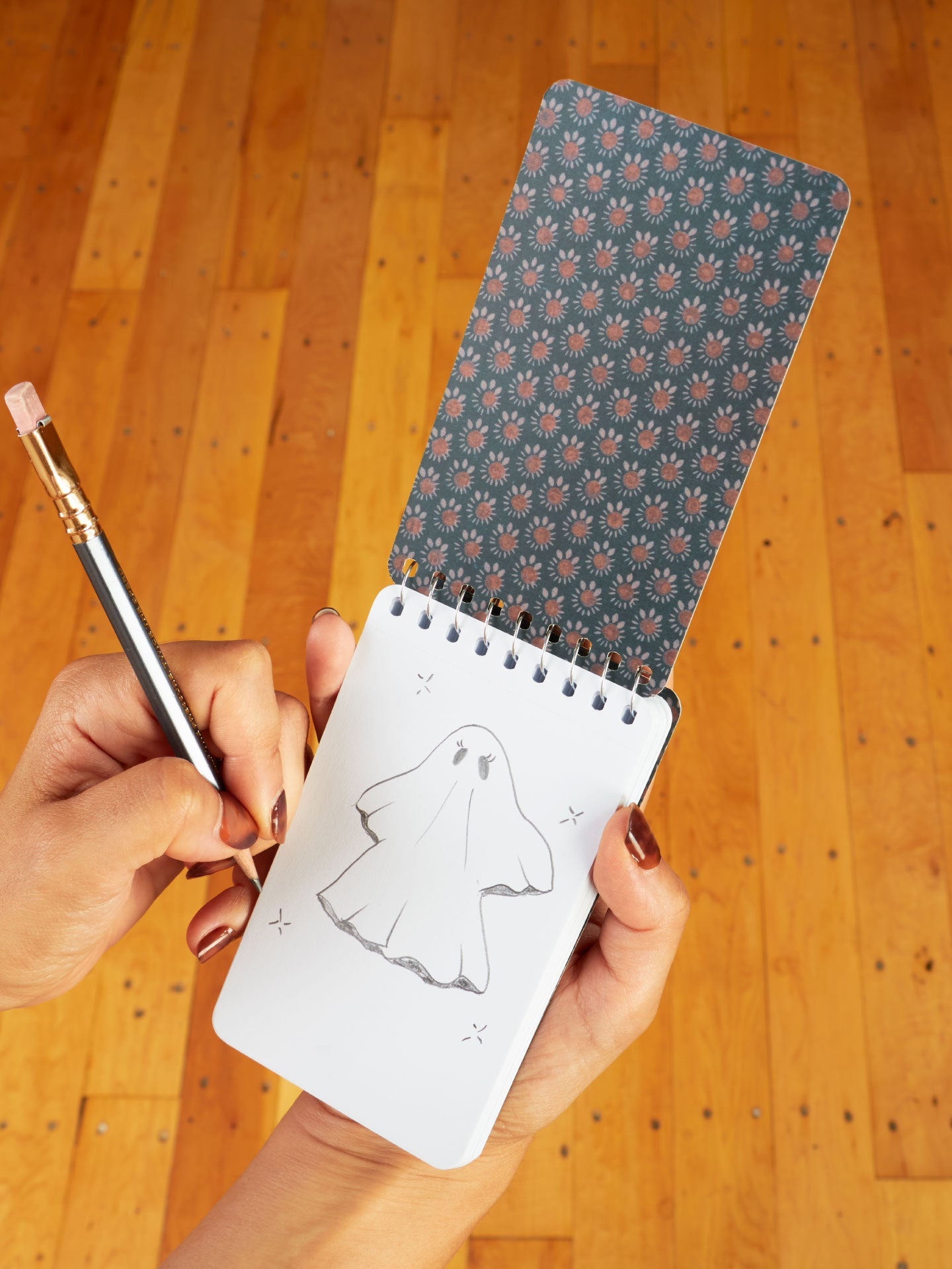 PP107 Ghosts Were People Too 3x5 Spiral Notebook