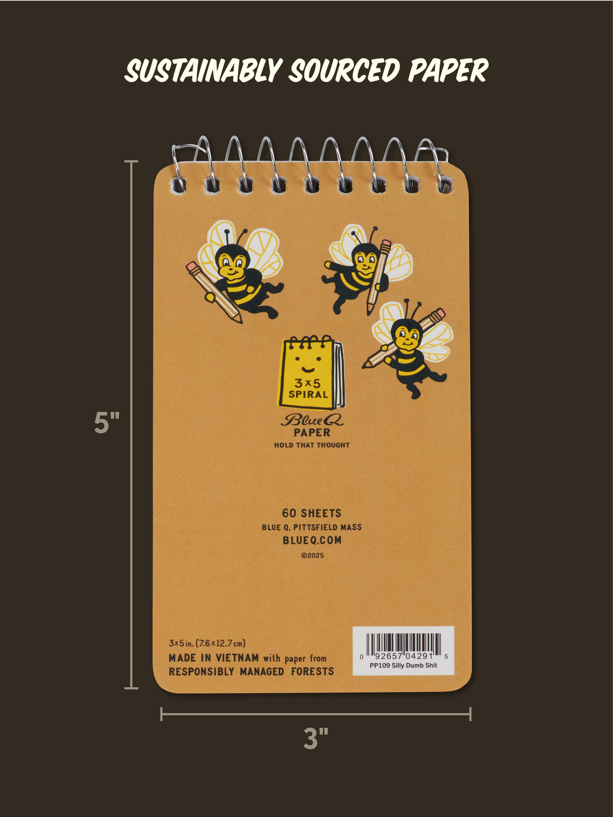 Silly Dumb Shit 3x5 Spiral Notebook by Blue Q – image 5